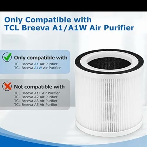 2-Pack TCL BREEVA A1 Filter Air Purifier - Picture 4 of 8